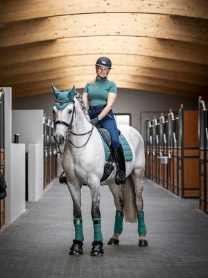 Le Mieux – Tapis de Dressage Carbon Mesh Sage | Sellerie Bucéphale