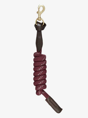 Longe en corde et cuir LeMieux Bordeaux | Sellerie Bucéphale