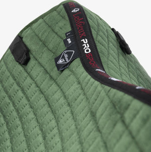 Tapis de Dressage Suede Square LeMieux Hunter Green Dressage | Sellerie Bucéphale