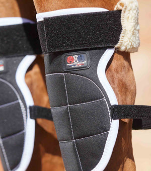 Woof Wear – Protège-genoux magnétiques Magni-Teque Premier Equine Black 5 | Sellerie Bucéphale