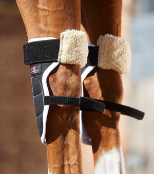 Woof Wear – Protège-genoux magnétiques Magni-Teque Premier Equine Black 3 | Sellerie Bucéphale