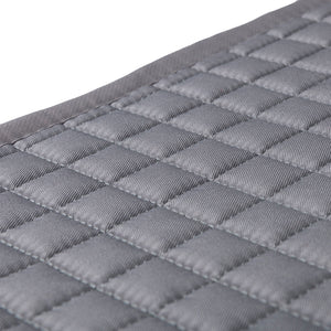 Tapis de dressage LeMieux Cotton Square gris vue de détail
