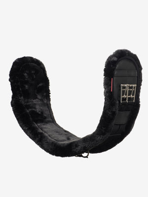 Sangle intégrée de dressage LeMieux noire vue d'ensemble