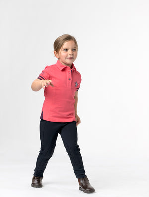 Pantalon d'équitation LeMieux Junior Pro noir porté
