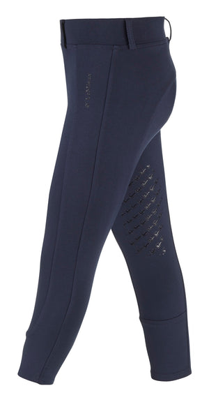 Pantalon d'équitation LeMieux Junior Pro bleu marine vue de profil