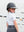 Chemisier de concours Belle Young Rider blanc porté