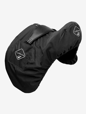 Housse de selle Dressage LeMieux ProKit noire vue de dos