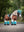 Bonnet anti-mouches Toy Pony LeMieux azur porté
