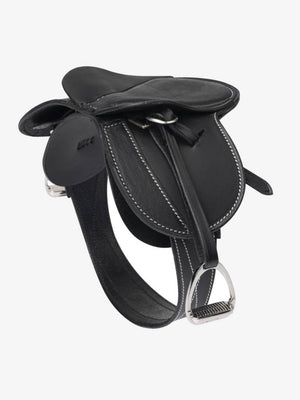 Selle Toy Pony LeMieux noire vue de dos