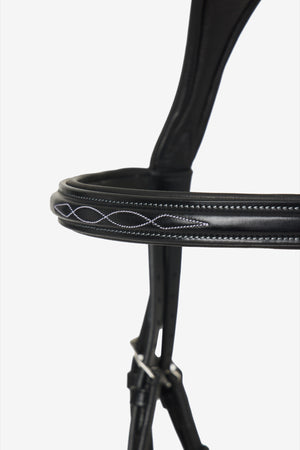 Bridon Grackle LeMieux Kudos noir détail de la muserolle