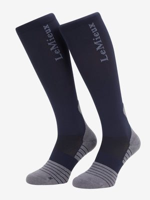 Chaussettes Performance LeMieux bleu marine