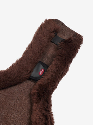 Housse de Sangle Longue à Crampons Merino+ LeMieux - Marron - photo produit
