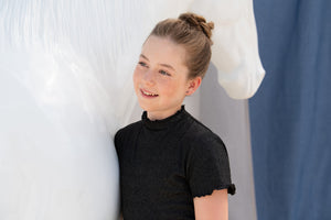 Pikeur – T-shirt Rip Pikeur Selection Noir 38  | Sellerie Bucéphale