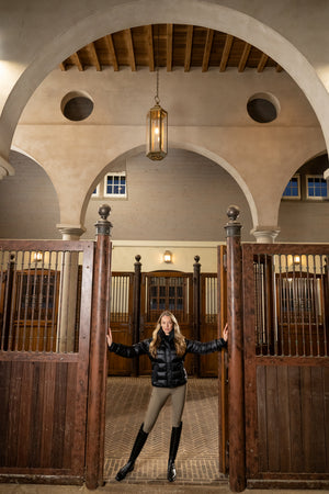 Quilted Jacket PIKEUR with hood