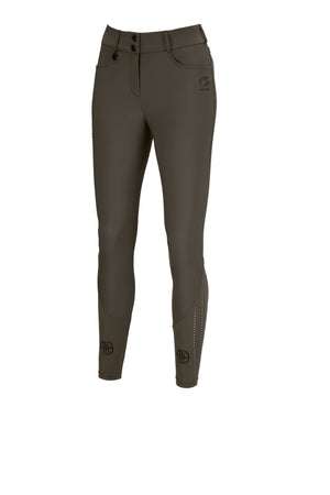 Pikeur CEELINA Matrix GripTec pantalon d'équitation, coloris deep khaki, vue de face