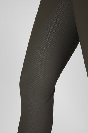 Pikeur CEELINA Matrix GripTec pantalon d'équitation, coloris deep khaki, porté, détail