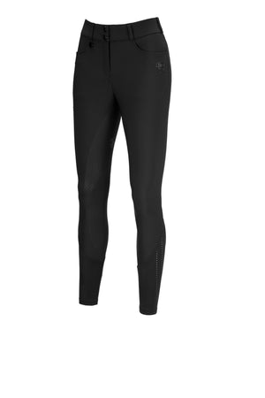 Pikeur CEELINA Matrix GripTec pantalon d'équitation, coloris noir, vue de face