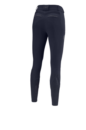 Pikeur CEELINA Grid TexLeather pantalon d'équitation, coloris nightblue, vue de dos