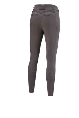 Pikeur CEELINA Grid TexLeather pantalon d'équitation, coloris basalt grey, vue de dos