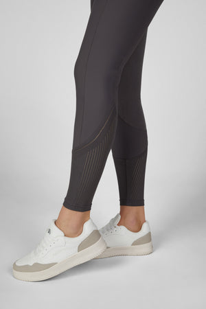Pikeur CEELINA Grid TexLeather pantalon d'équitation, coloris basalt grey, porté, détail