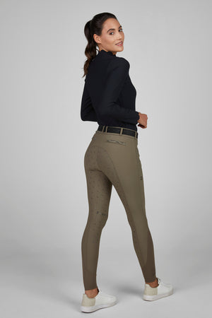 Pantaloni da equitazione invernali PIKEUR CEELINA SD Vita alta