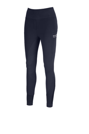 Pikeur YELLA Matrix GripTec pantalon d'équitation, coloris nightblue, vue de face