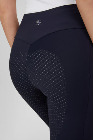 Pikeur YELLA Matrix GripTec pantalon d'équitation, coloris nightblue, porté, détail