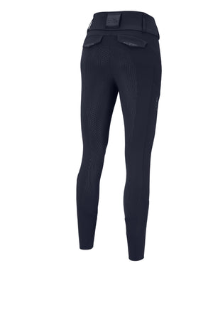Pantalon d'équitation femme Pikeur Cantira MatrixGripTec, coloris nightblue, vue de dos