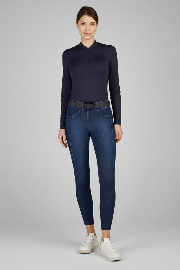 Riding pants <tc>PIKEUR</tc> BRINJA SD 5215 MIDWAIST DENIM