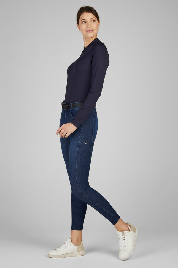 Riding pants PIKEUR BRINJA SD 5215 MIDWAIST DENIM