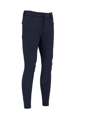 Pikeur FENDRIK GripTec Knie pantalon d'équitation, coloris nightblue, vue de face