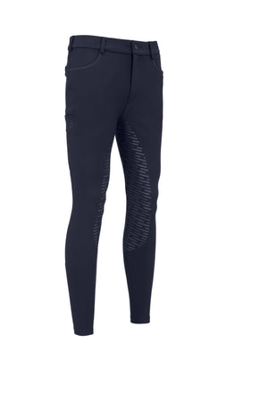 Pantalon d'équitation homme Pikeur Fendrik SD Fullgrip, coloris nightblue, vue de face