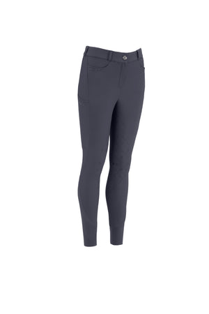 Pikeur CEELINA GripTec Kids pantalon d'équitation, coloris graphite blue, vue de face