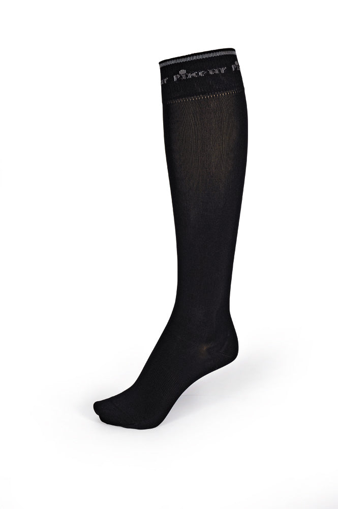 Chaussettes PIKEUR : Confort ultime et  performance optimale coloris Noir-gris | Sellerie Bucéphale