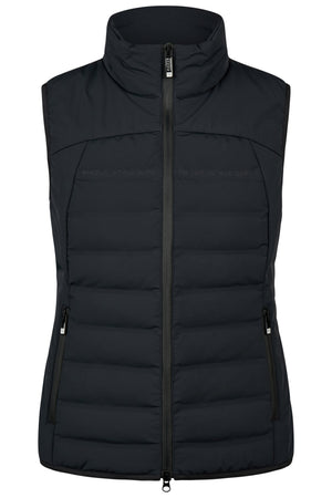 Pikeur QUILTED FLEXVEST gilet d'équitation, coloris noir, vue de face