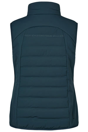 Pikeur QUILTED FLEXVEST gilet d'équitation, coloris pine green, vue de dos