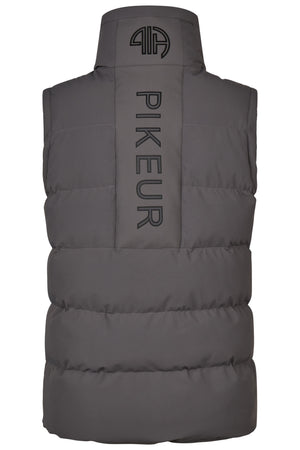 Pikeur QUILTED VEST gilet d'équitation, coloris basalt grey, vue de dos