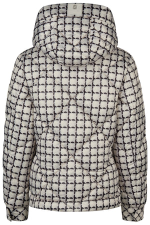 Pikeur QUILTED JACKET veste d'équitation, coloris soft cream, vue de dos