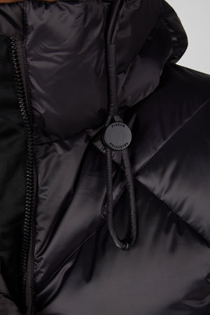 Pikeur QUILTED JACKET veste d'équitation, coloris basalt grey, porté, détail
