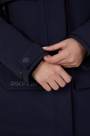 Pikeur WATERPROOF PARKA veste d'équitation, coloris nightblue, porté, détail