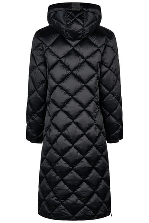 Pikeur QUILTDIAMOND COAT manteau d'équitation, coloris noir, vue de dos