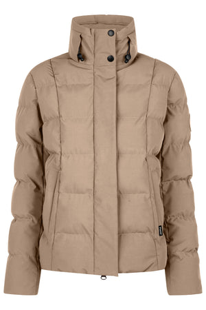 Pikeur QUILTED JACKET veste d'équitation, coloris mocha cream, vue de face