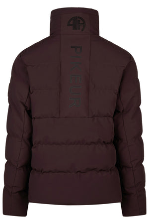 Pikeur QUILTED JACKET veste d'équitation, coloris chocolate brown, vue de dos