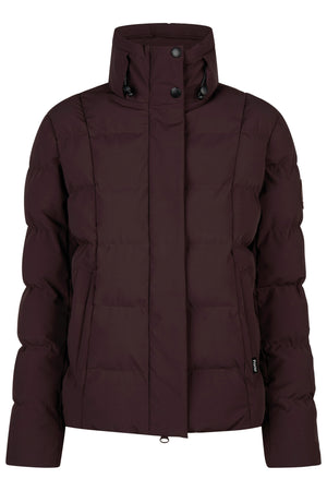 Pikeur QUILTED JACKET veste d'équitation, coloris chocolate brown, vue de face