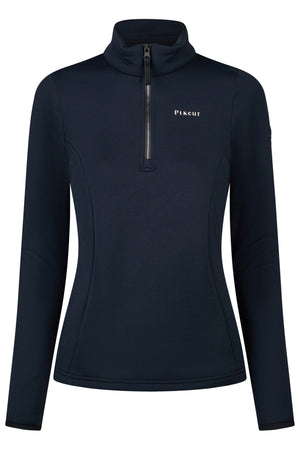 Pikeur POLARTEC SHIRT haut technique, coloris nightblue, vue de face