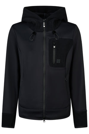 Pikeur THERMO FLEECE veste polaire, coloris noir, vue de face
