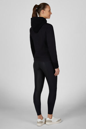 Pikeur THERMO FLEECE veste polaire, coloris noir, porté vue de dos