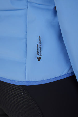 Pikeur THERMO FLEECE veste polaire, coloris electric blue, porté, détail