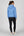 Pikeur THERMO FLEECE veste polaire, coloris electric blue, porté vue de dos