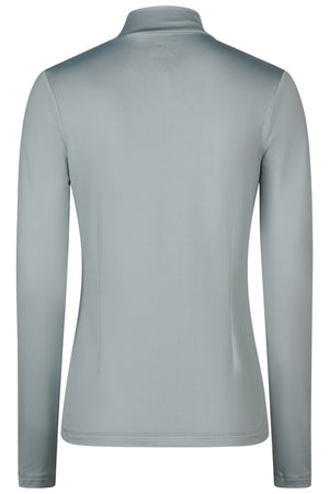 Pikeur DOTS SHIRT polo de concours, coloris dusty blue, vue de dos